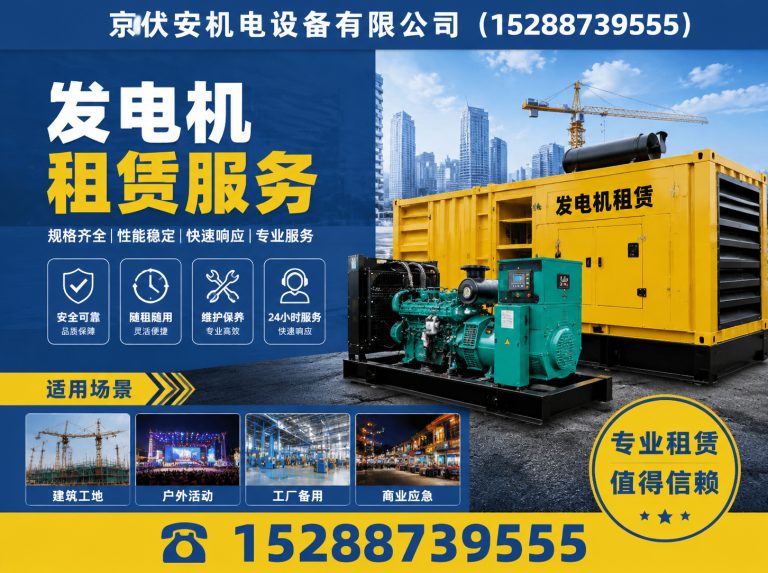 滁州静音发电车租赁展示图